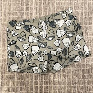 Ermenegildo Zegna Gray and White Swim Trunks Heart Pattern